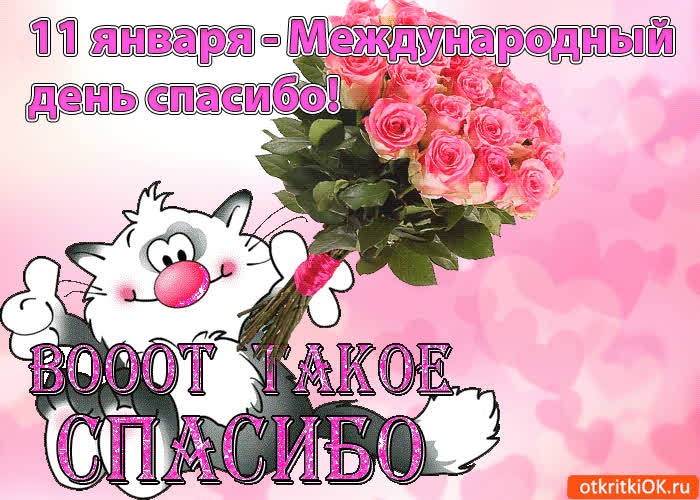Картинка 11 января международный день спасибо картинка