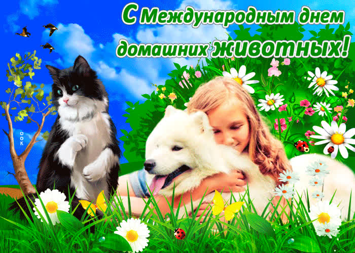 Картинка анимационная картинка всемирный день домашних животных