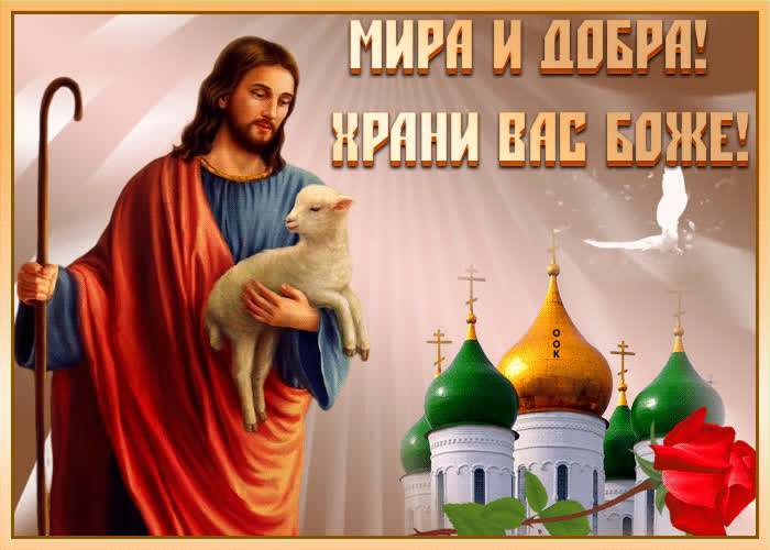 Postcard чарующая открытка мира и добра! храни вас боже!