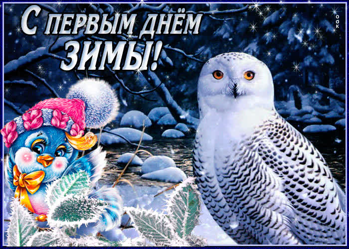 Картинка чудесная картинка первый день зимы