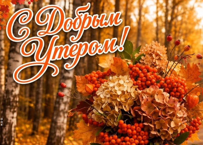 Postcard доброе утро! пусть оно начнется с милой улыбки на твоем лице.