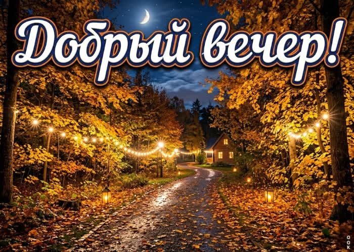 Picture доброго осеннего вечера и приятного настроения.