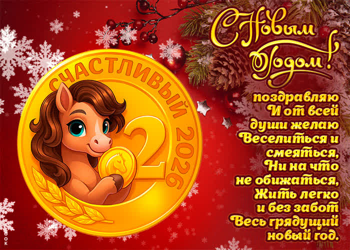 Картинка картинка с символом нового года