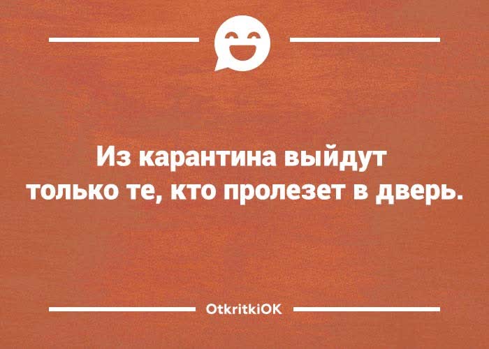 Открытка картинка с юмором про карантин