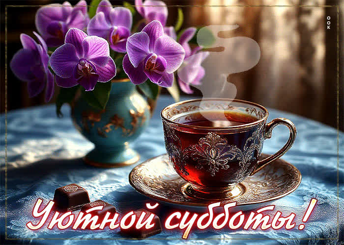 Picture миролюбивая гиф-открытка уютной субботы