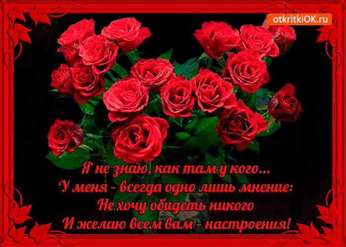 Картинка не хочу обидеть никого