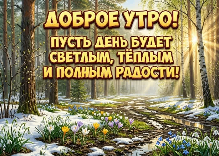 Picture нежного мартовского утра