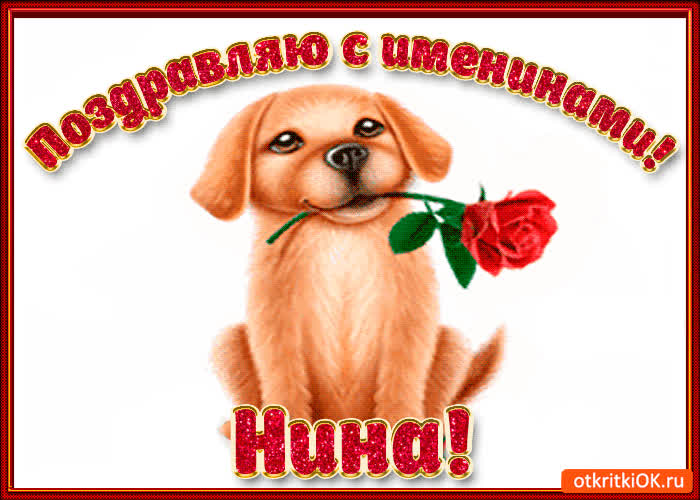 Картинка поздравляю с днём имени нина