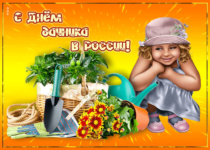 Открытка прикольная открытка день дачника