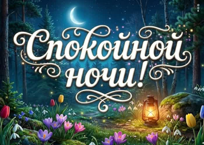 Picture пусть эта ночь подарит лёгкость, красивые сны и настоящее весеннее настроение.