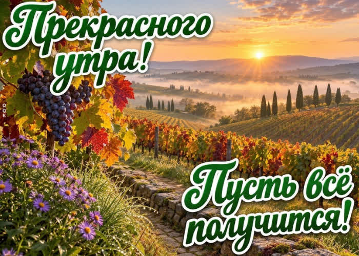 Postcard пусть это утро принесёт ощущение полноты жизни и вдохновение двигаться навстречу тому, о чём мечтается.