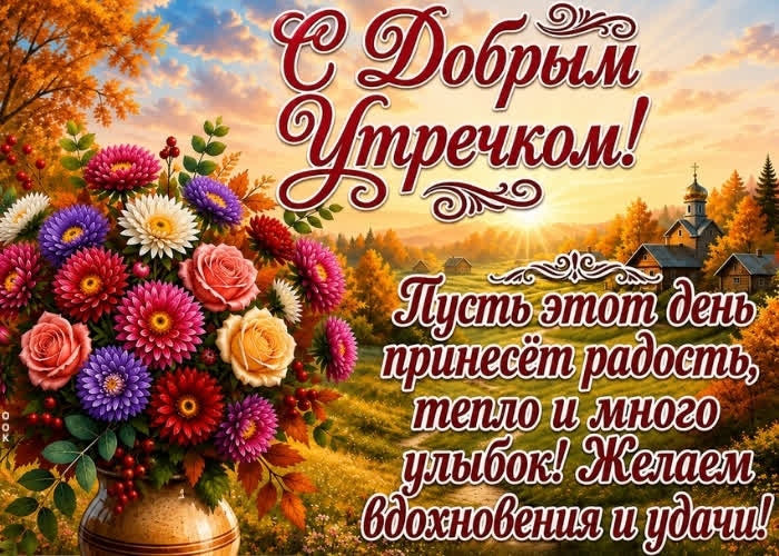 Postcard пусть этот день принесет радость,тепло и много улыбок!
