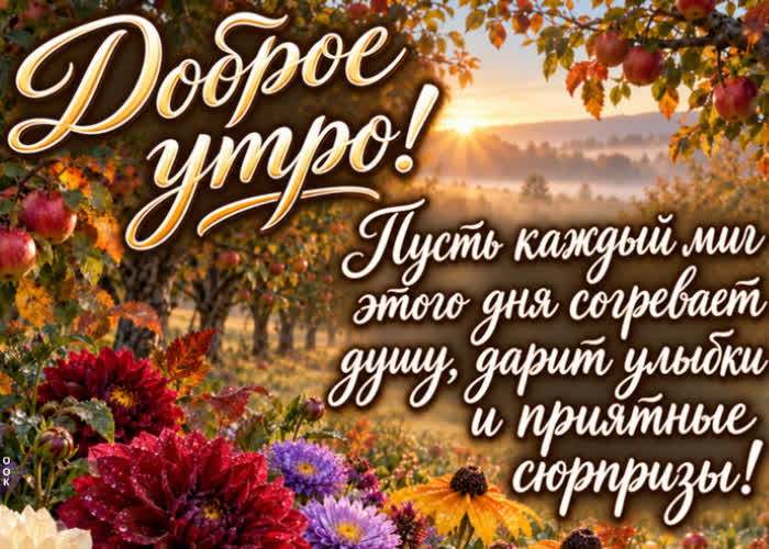 Postcard пусть новый день откроет перед тобой хорошие перемены