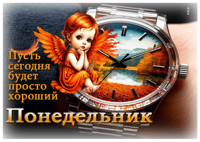 Postcard пусть сегодня будет просто хороший понедельник
