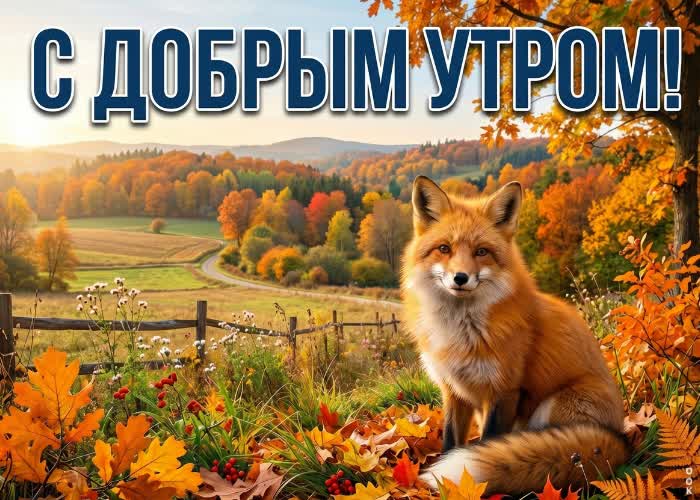 Picture пусть сегодняшний день будет таким же красивым, как осень вокруг.