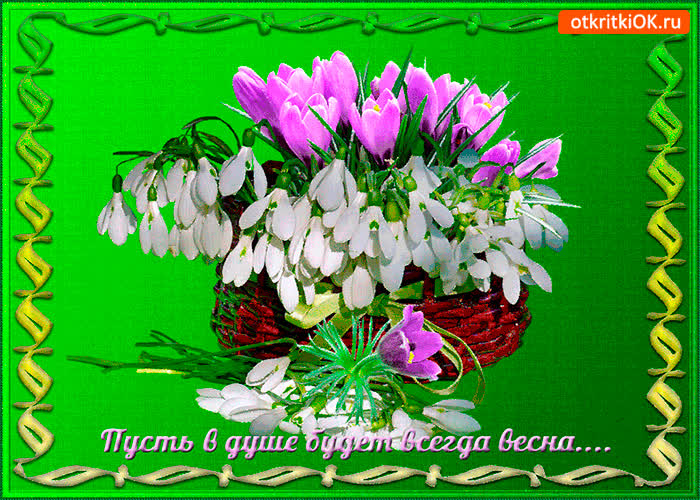 Картинка пусть в душе будет всегда весна