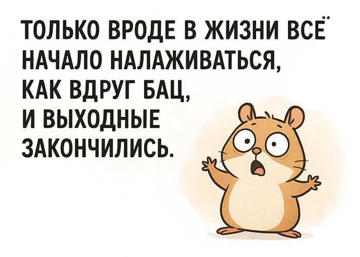 Postcard смешная картинка с позитивом