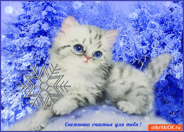 Картинка снежинка счастья для тебя