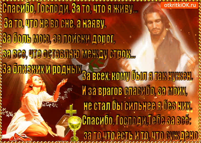 Картинка спасибо за то что живу