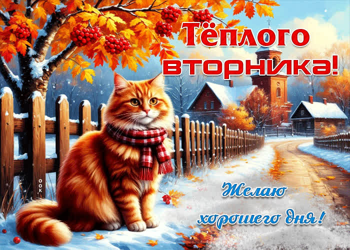 Postcard теплого вторника! желаю хорошего дня