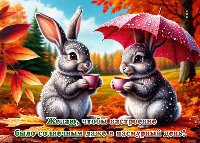 Picture желаю, чтобы настроение было солнечным даже в пасмурный день