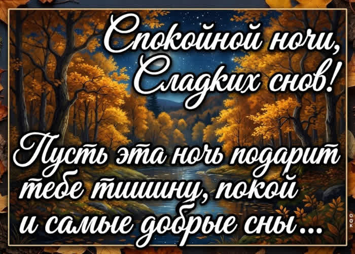 Picture желаю уютной ночи и приятных сновидений.