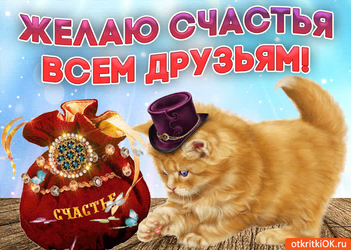 Картинка желаю счастья всем друзьям