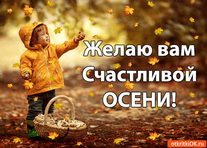 Картинка желаю вам счастливой осени!